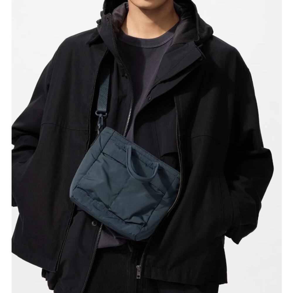 Uniqlo 2Way Utility Mini Bag in Dark Green - Picture 5 of 12